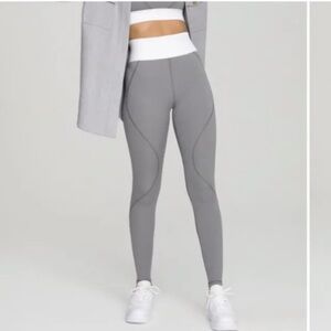 New Good American Icon Core Legging Heather Grey Size 2 Medium